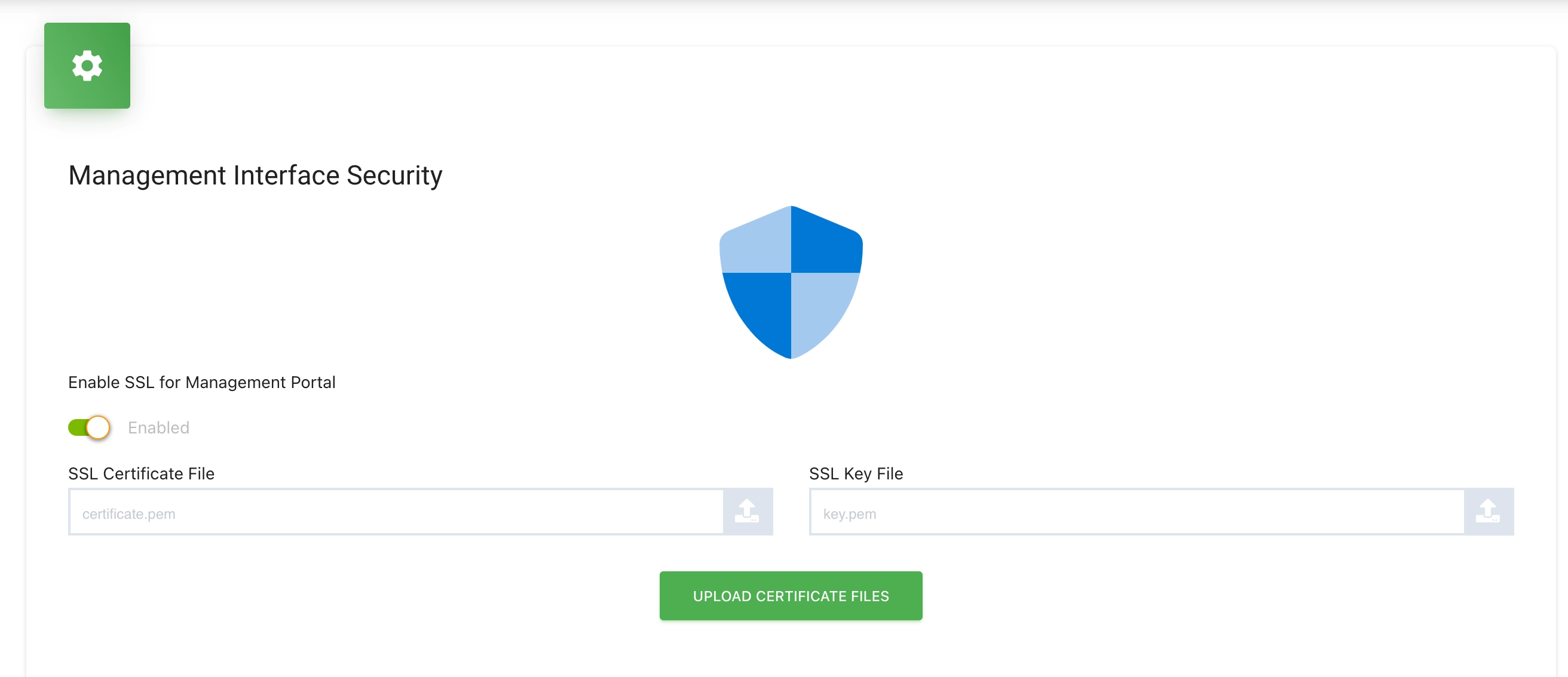 Management Interface Security