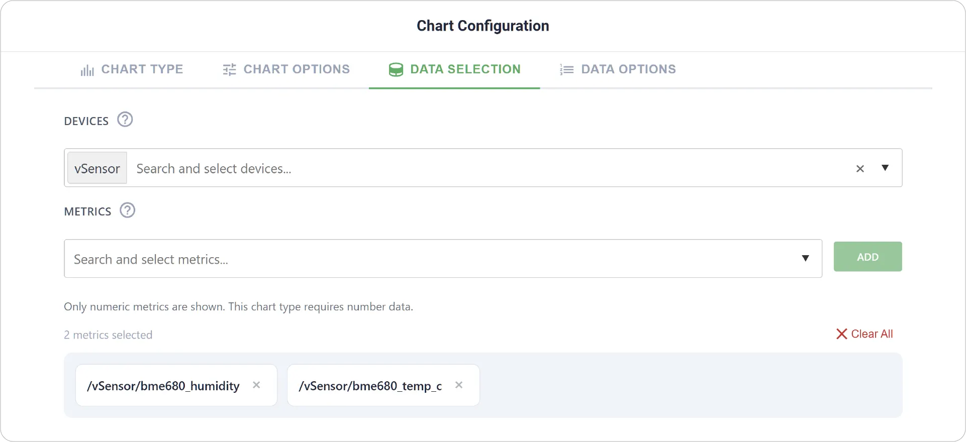 Time Series Data Selection