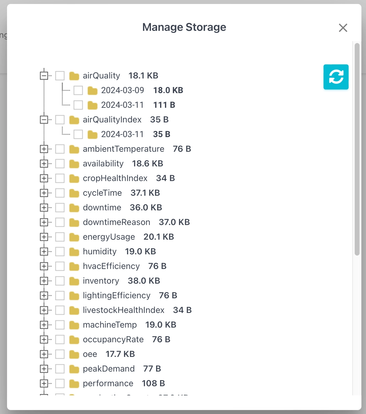 Manage Storage
