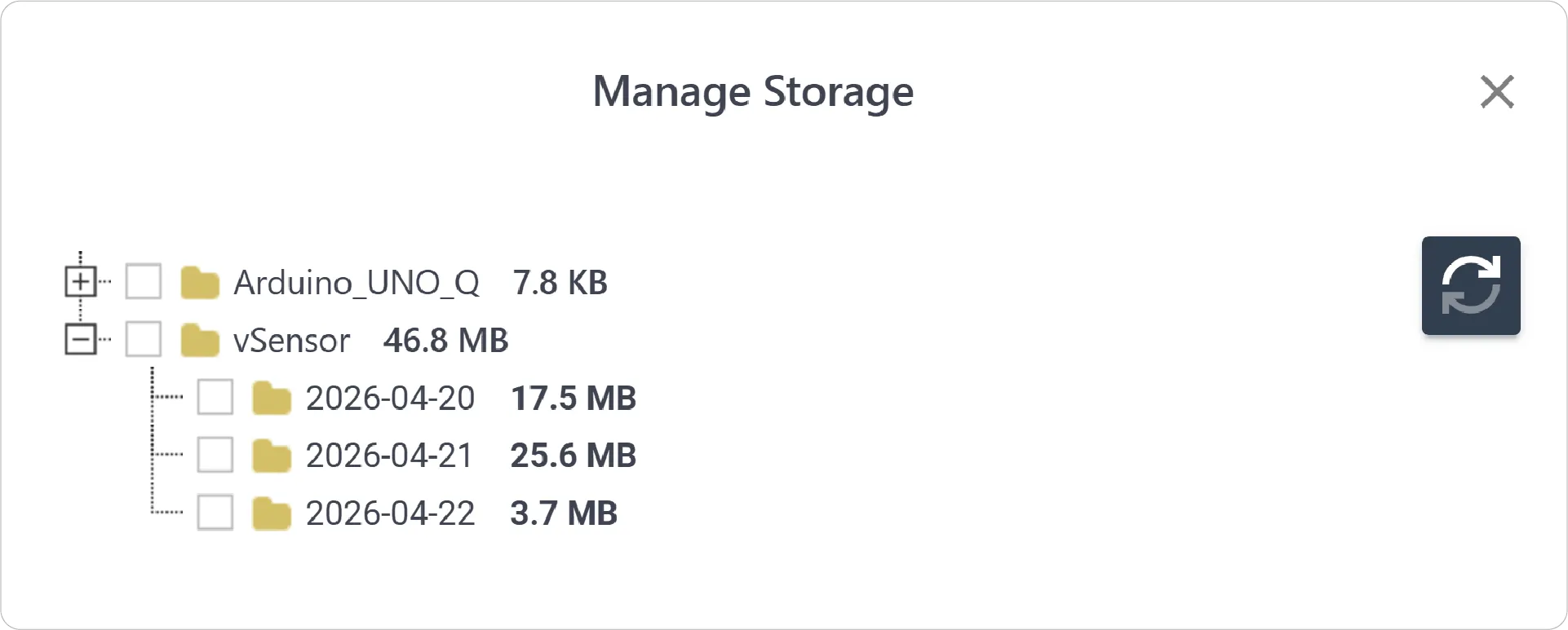 Manage Storage