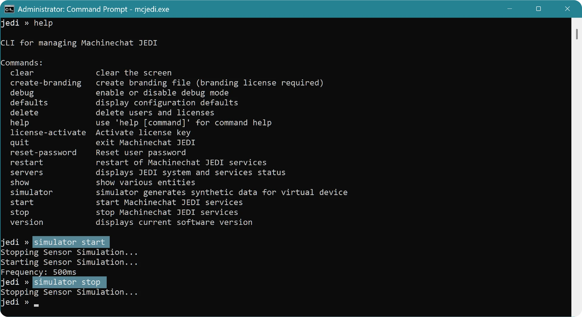 IoT Simulator in JEDI