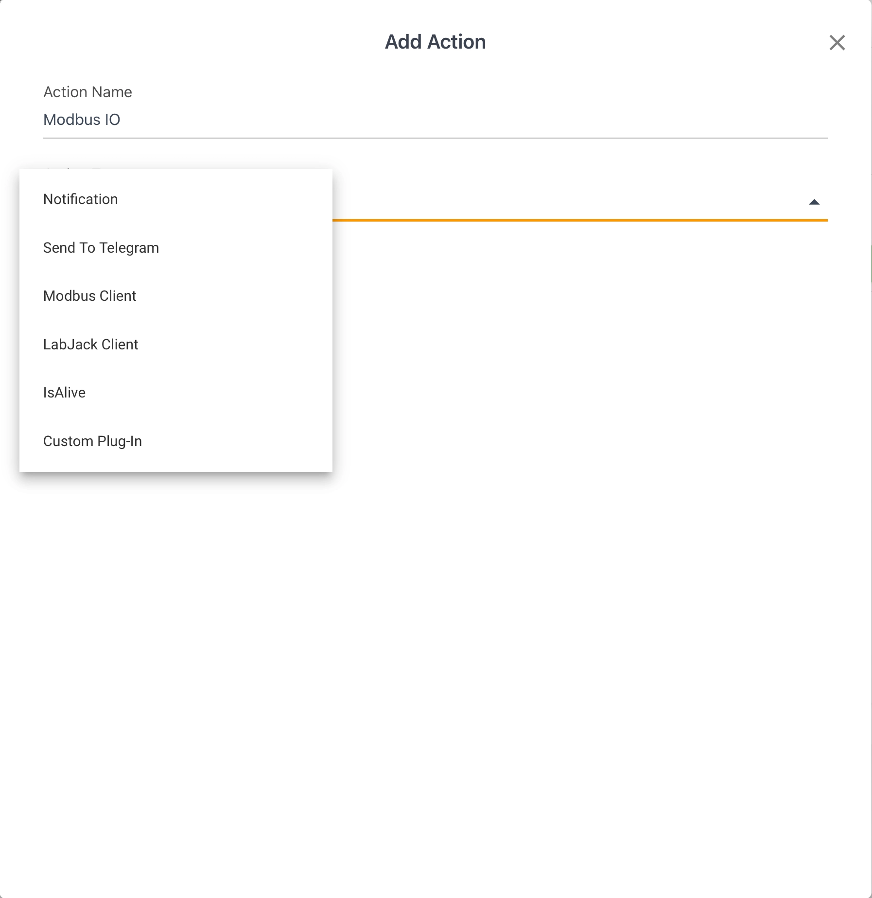 Supported Actions